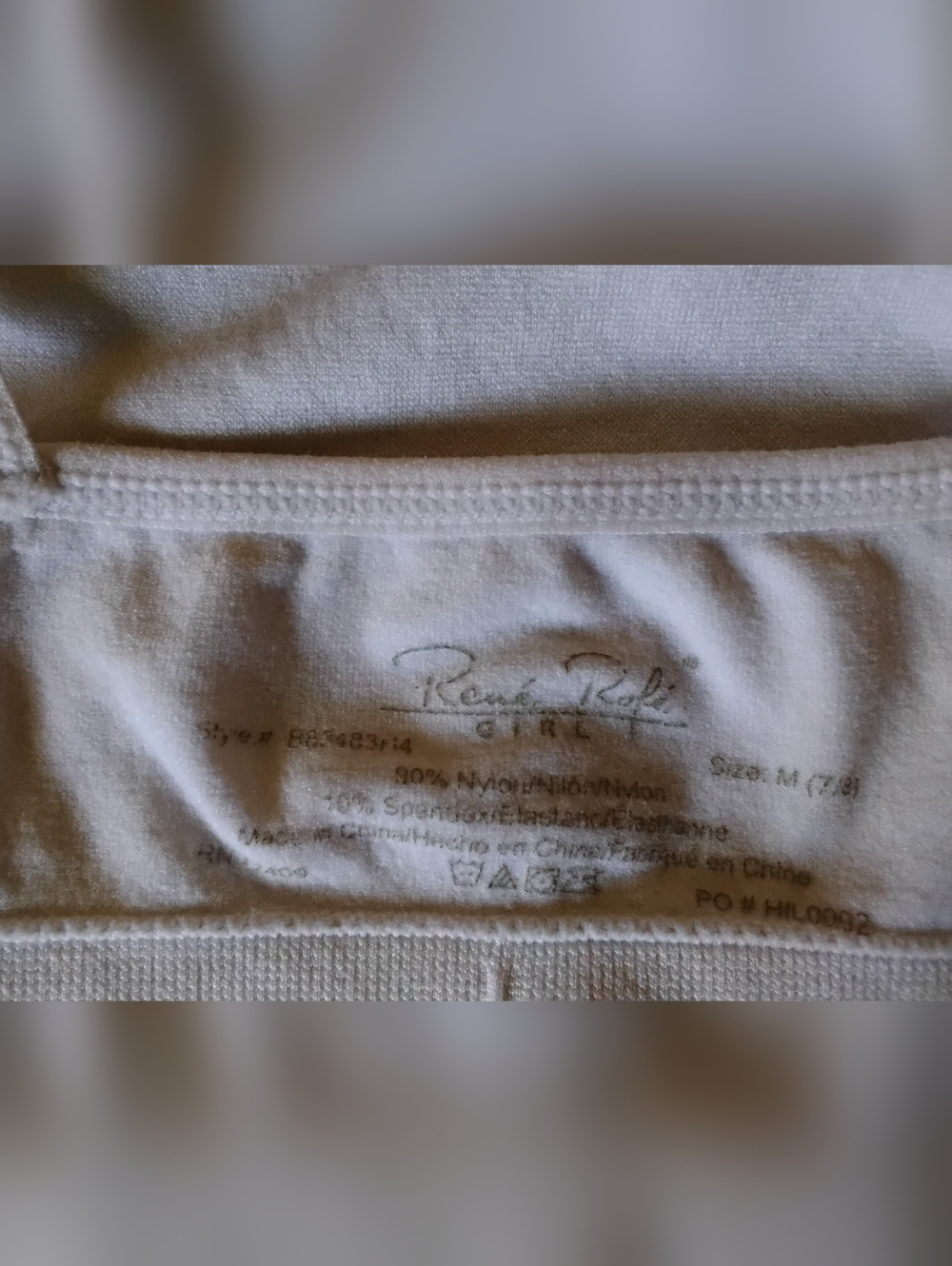 Rene Rofe Girls Bralette Bundle Size M 7/8 4-Pack EUC Seamless Stretch - Picture 12 of 14